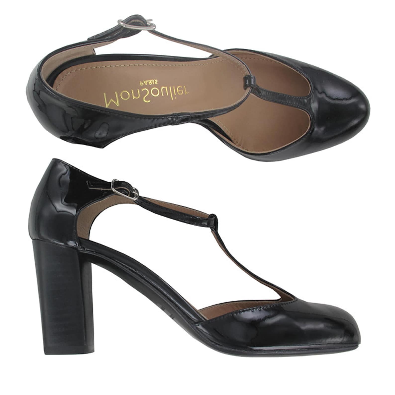 escarpin salomé noir