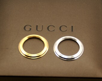 New Vintage Gold and Silver Metal Bezel Set - For the Gucci 1100, 11/12.2 Watch -  Super Special 16% OFF
