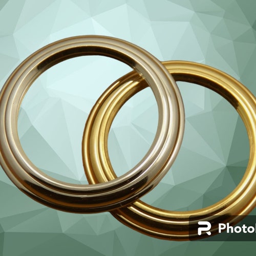 New Vintage Gold and Silver Metal Bezel Set - for the Gucci 1100