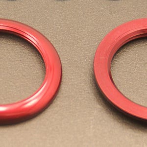 Vintage Metal Bezel in Ruby Red - For the 1100, 1200 and 11/12.2 series watches