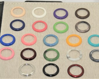 New Set of 21 Vintage Plastic and Metal Interchangeable Bezels For the Gucci 1100, 11/12.2  Watch