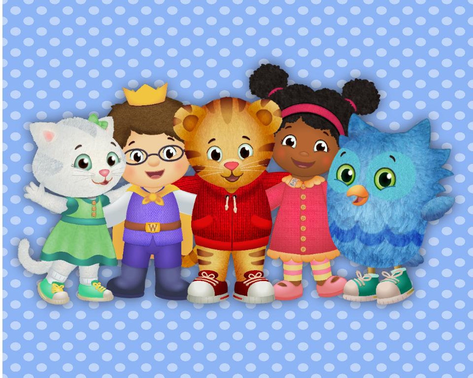 Daniel Tiger Wall Art Printables Including New Character Jodi Etsy