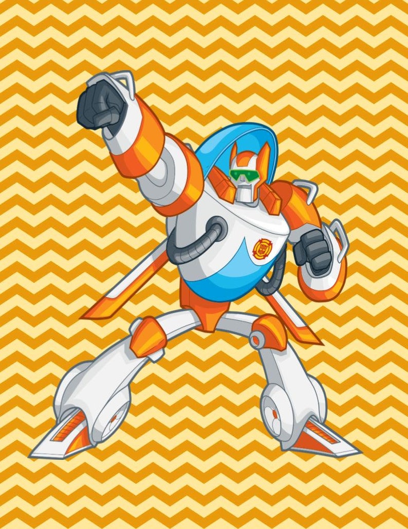 Printable Rescue Bots 8.5 X 11 Pictures Wall Hangings Posters - Etsy