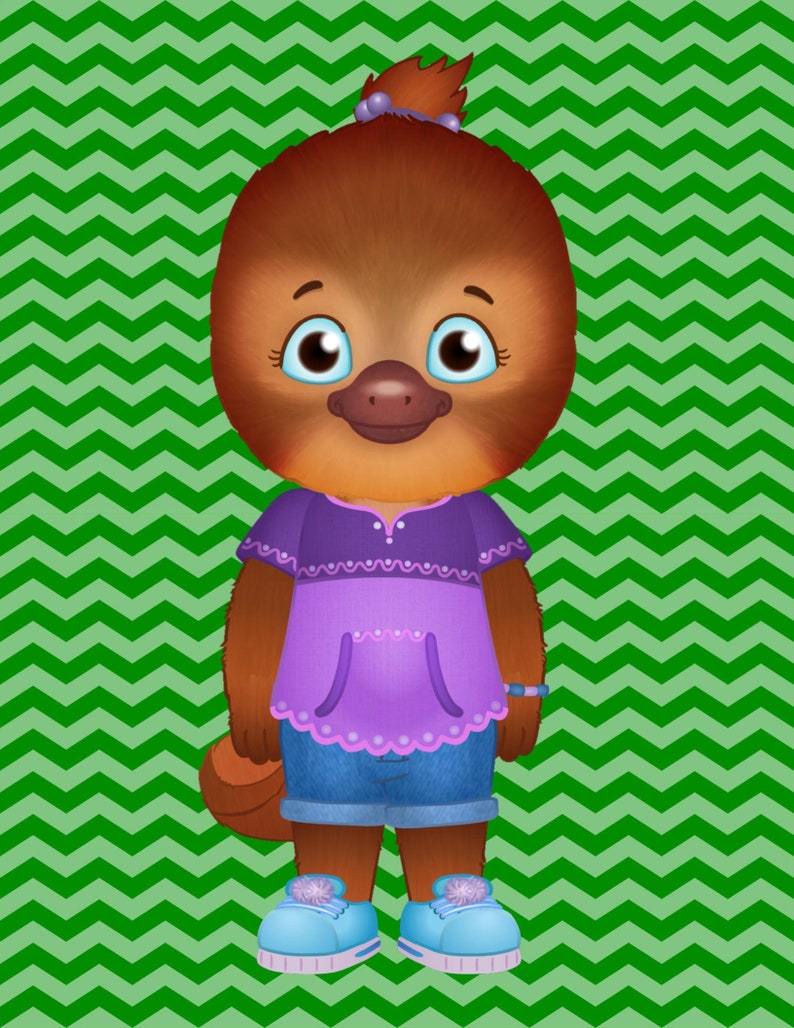 Daniel Tiger Wall Art Printables Including New Character Jodi Etsy