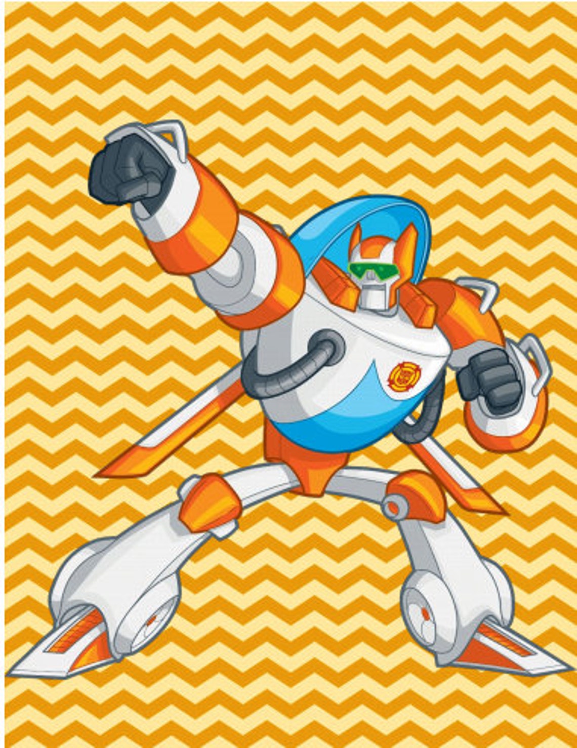 Printable Rescue Bots Note Cards INSTANT DOWNLOAD - Etsy