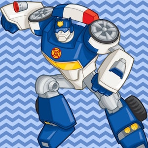 Printable Rescue Bots Note Cards INSTANT DOWNLOAD - Etsy
