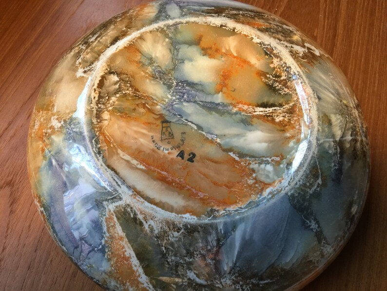Scandinavian ceramics 20th Century decerative art 1928-1932 Finland Art Deco fruit bowl from Arabia