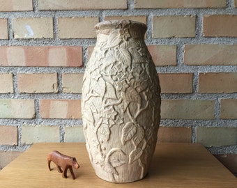 Michael Andersen & Son, probablemente Daniel Andersen, décadas de 1910 a 1920, jarrón Art Nouveau de Bornholm, Dinamarca