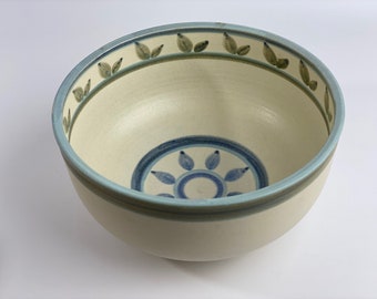 Stoneware bowl from Soholm Ceramics, Bornholm, Denmark, circa 1960s, Scandinavian Mid Century Design