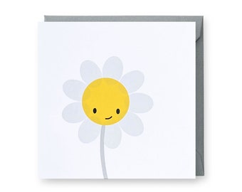 Daisy Card, Easter Card, Thinking of You Card, Blank Card, Sending Love Card, Flower Card, Birthday Card, Spring Flowers, Kindness Card