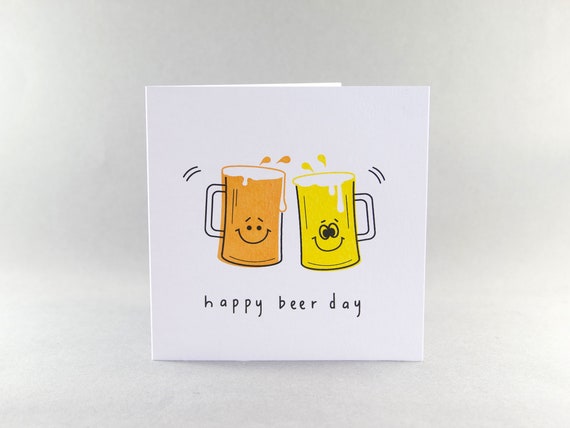 Cartes De Voeux Papeterie Homme Fait A La Main Personnalisee Carte D Anniversaire Drole Jardinier Jardinage Biere Fetes Occasions Speciales