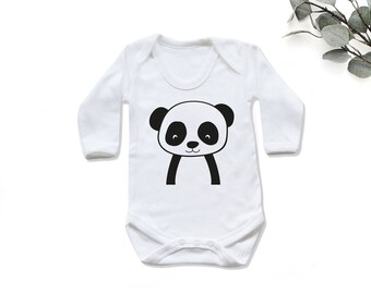 Rainbowhug Music Panda Animals Unisex Baby Onesie Cute Newborn Clothes Concise Baby Outfits Soft Baby Clothes 