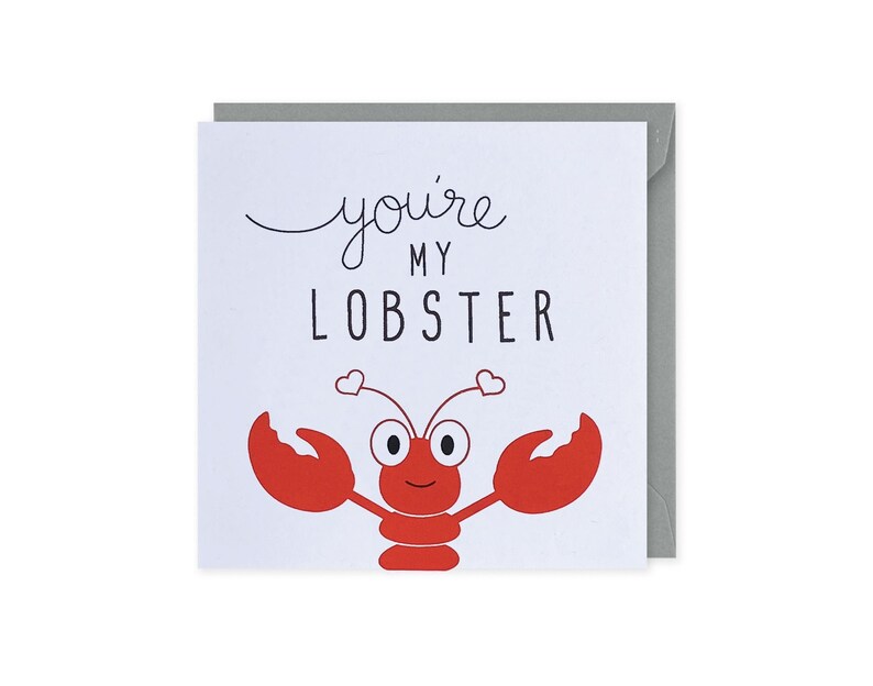 Lobster Card Friends TV Lobster Card You're My Lobster | Etsy UK