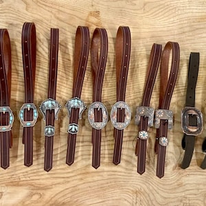 Leather tug Set mohair breast collar horse