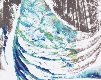 Garden Impressions Notecards: Monotype Art Prints on Heavyweight Cardstock (Blank Inside)