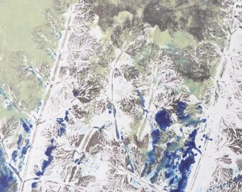 Garden Impressions Notecards: Monotype Art Prints on Heavyweight Cardstock (Blank Inside)