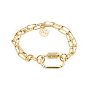 Link Lock Charm Bracelet