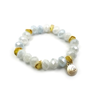 Blueberries & Cream Bracelet