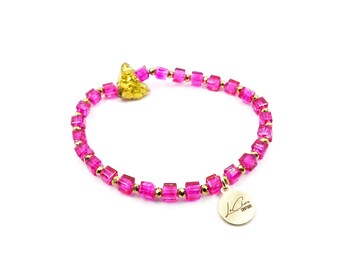 Pink Glitter Bracelet