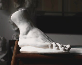 Plaster of Paris Foot sculpture by Old Master Bernini, Bronze Sculpture and Marble Carving Available