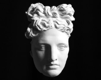 Apollo Belvedere Plaster Cast, Handmade Wall Sculpture