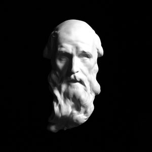 Gipsabguss des Hl. Jerome, Italienische Skulptur von Orfeo Bosselli, Renaissancekunst, Wandbehang, Perfekt zum Zeichnen mit Kohle