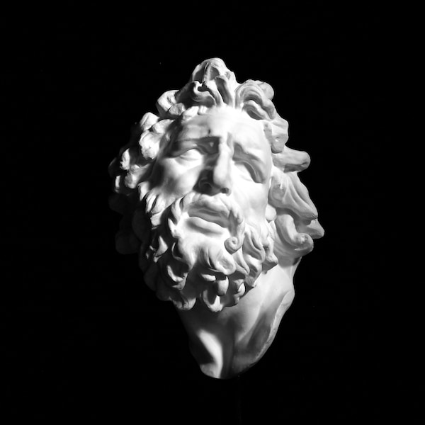 Mask of Laocoön and His Sons Famous Greek Sculpture, Masterpiece Reproduction of Original, Greek Mythology Artwork, Handmade Plaster Cast