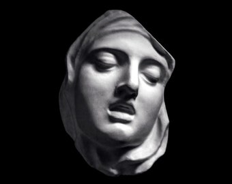 Catholic Statue Wall Art of St Teresa by Bernini, Plaster Cast of Original Baroque Antique Sculpture