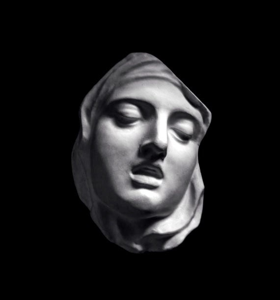 Catholic Statue Wall Art of St Teresa by Bernini, Plaster Cast of Original Baroque Antique Sculpture