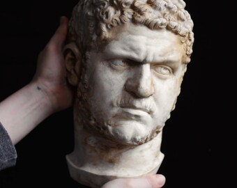 カラカラの石膏像、ローマ皇帝カラカラの彫刻、有名な古代ローマの複製