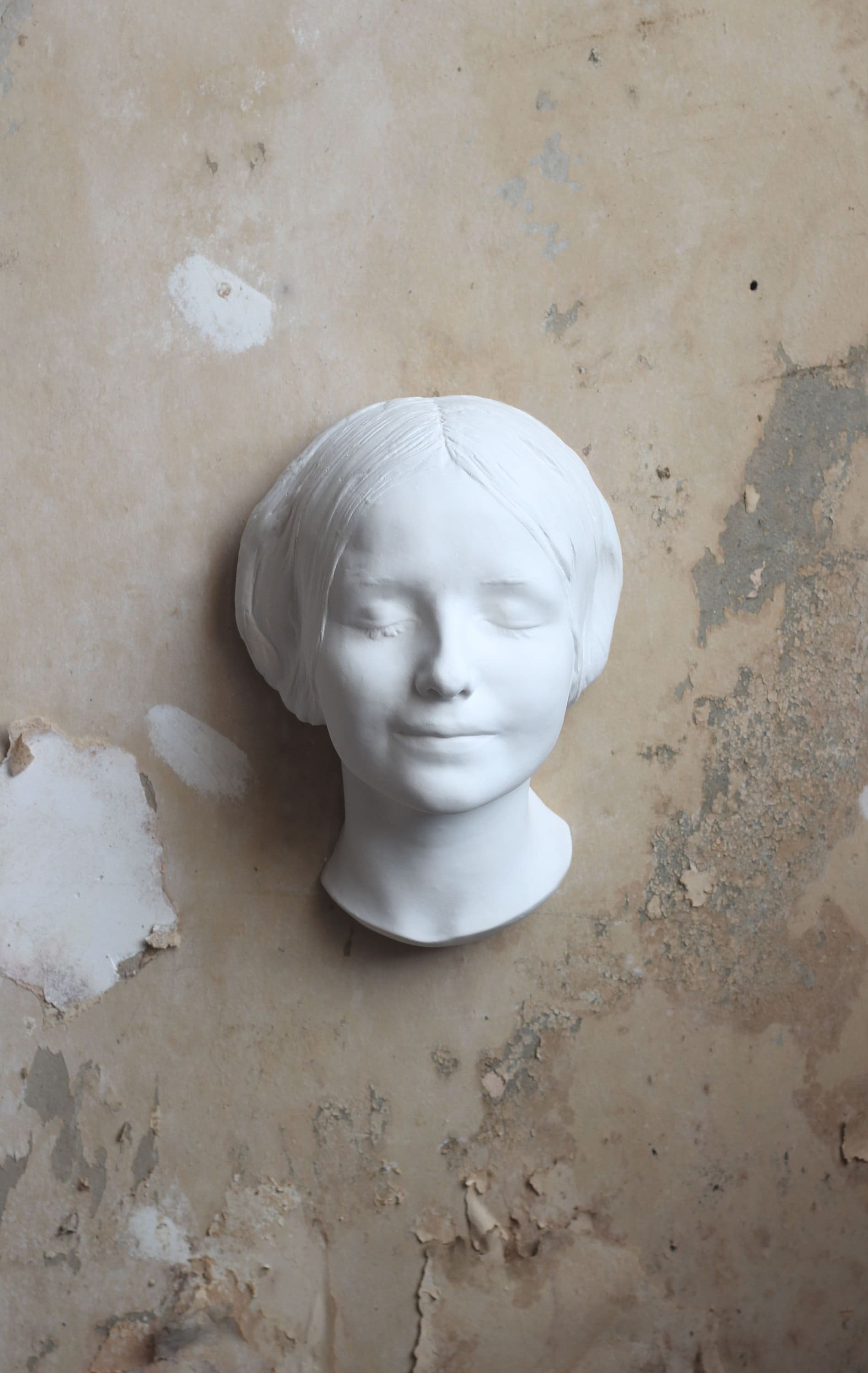 デスマスク彫刻の石膏型。セーヌ川の無名の女性、石膏壁画。 - Etsy 日本