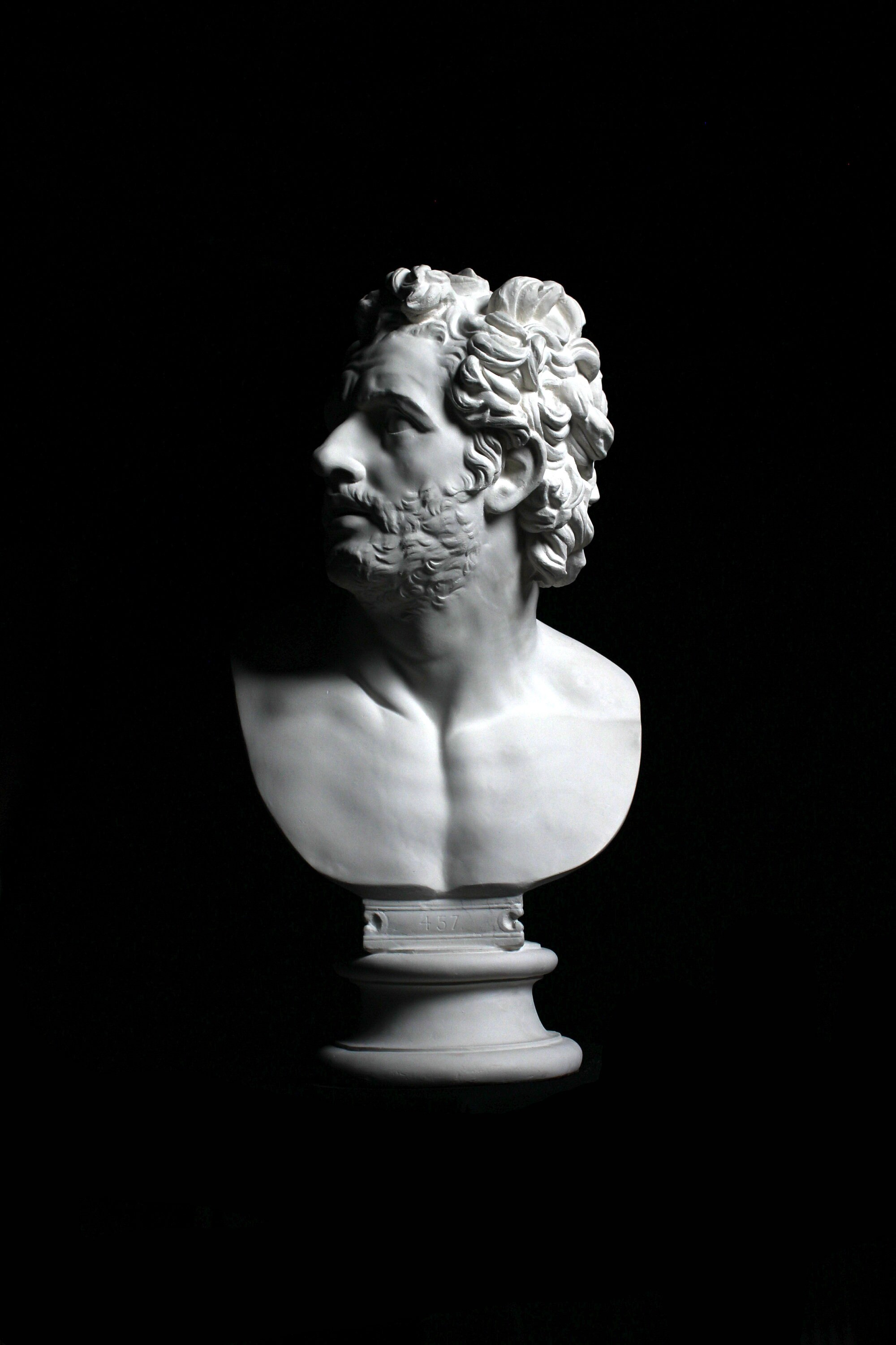 ローマ時代のレプリカ石膏像、ギリシャ神話の彫刻、大型の古典的