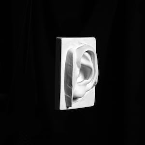 Plaster Cast of David's Ear, Michelangelo Ear Sculpture, White ...