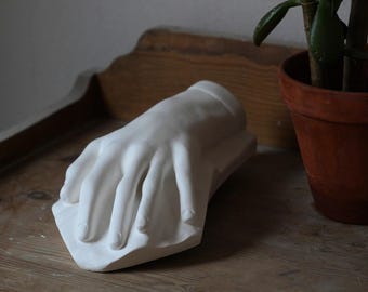 Frédéric Chopin's Hand, Plaster Cast Wall Sculpture, Handmade by Nicholas H Wood