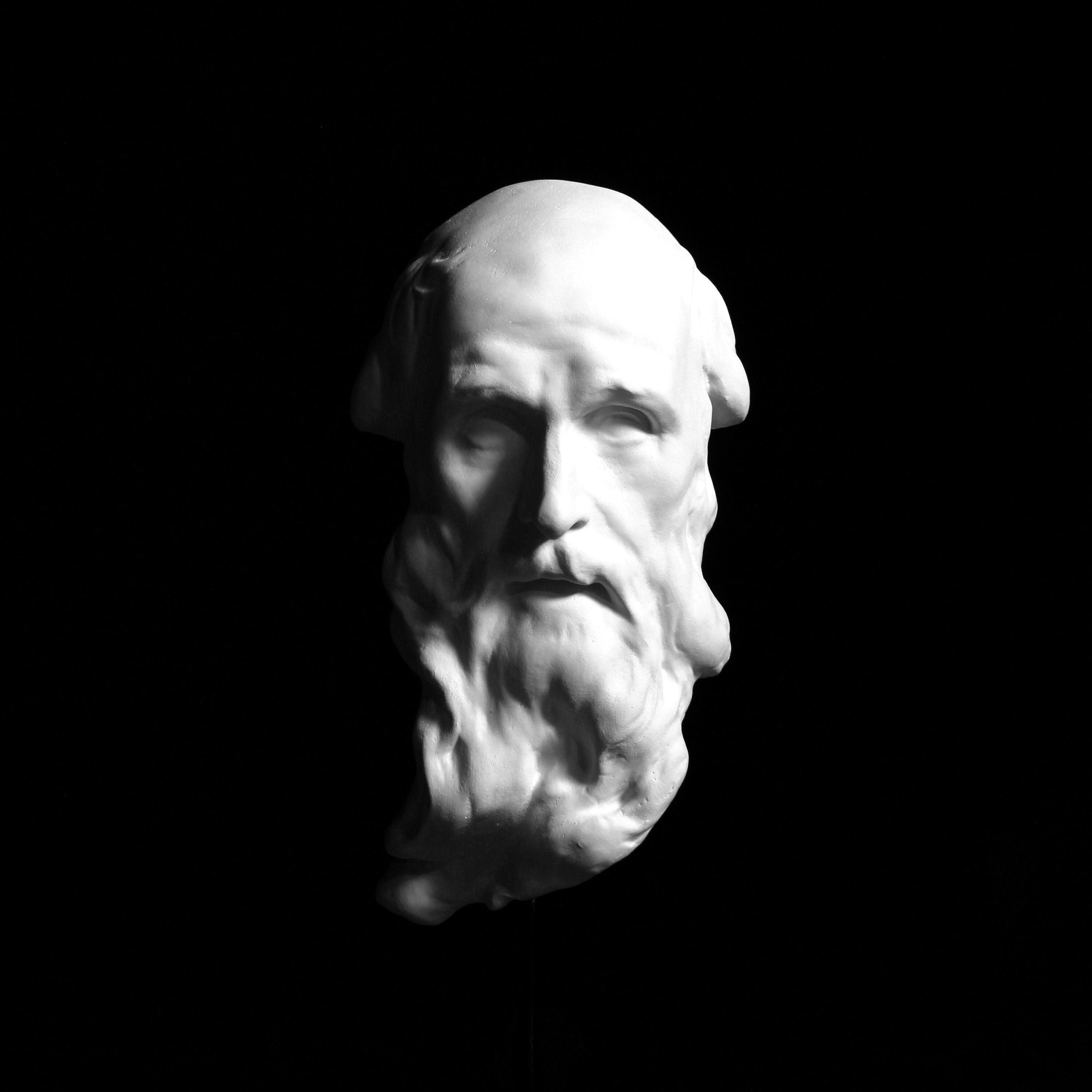 Plaster Cast of St Jerome, Italian Sculpture by Orfeo Bosselli