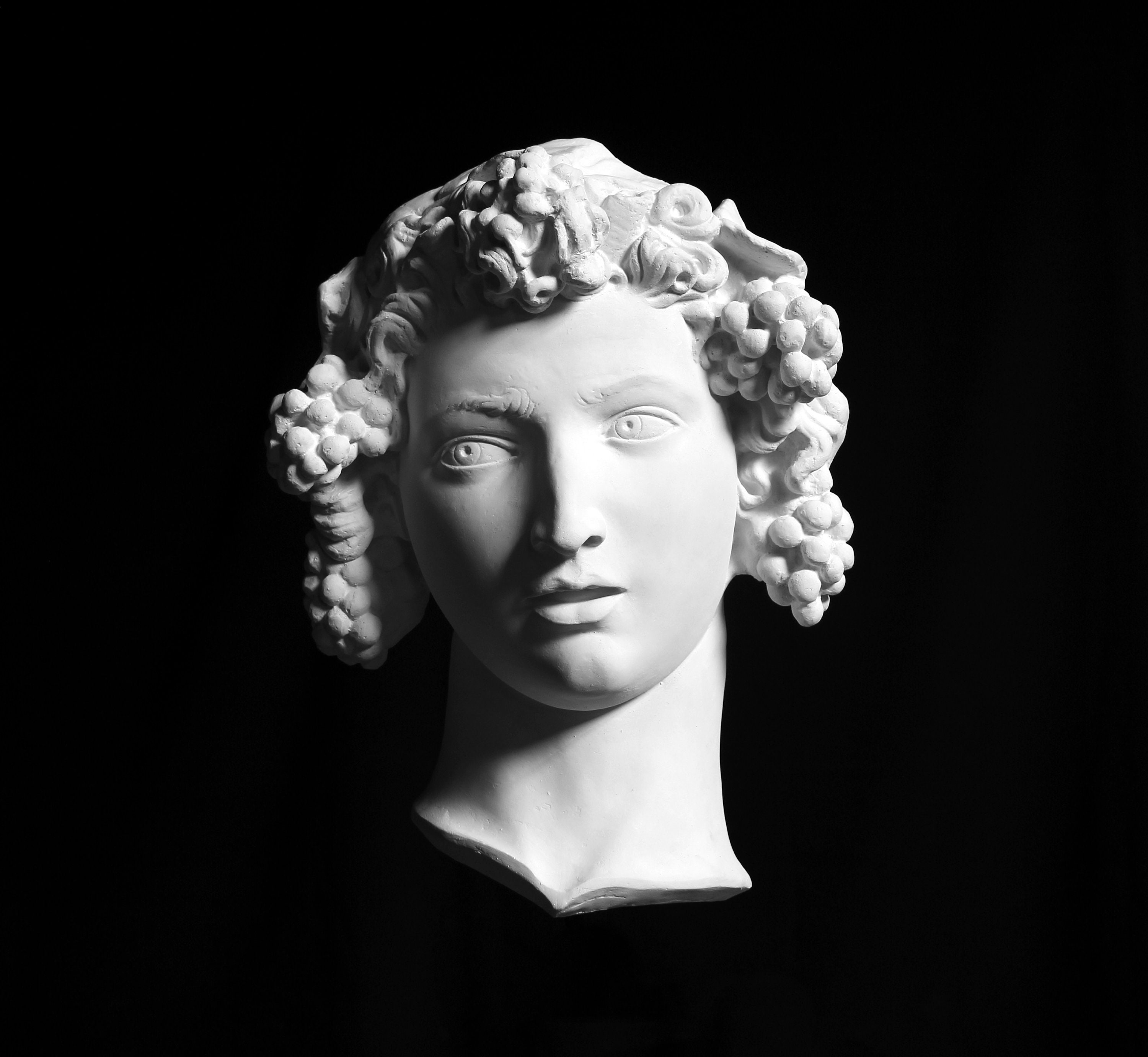 バッカスの石膏像、ディオニュソスのギリシャとローマの彫刻の複製