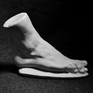 Plaster of Paris Foot sculpture by Old Master Bernini, Bronze Sculpture and Marble Carving Available image 6