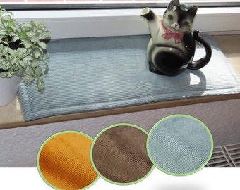 Cat cushion window sill, made of high-quality furniture fabric Cord, window cushion, window seat cushion, made-to-measure cushion, custom size