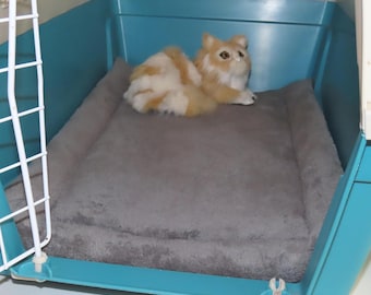 Transportbox-Kissen mit Antirutsch, Kissen für Transportboxen, Matte für Katzentransportbox, Matratze,