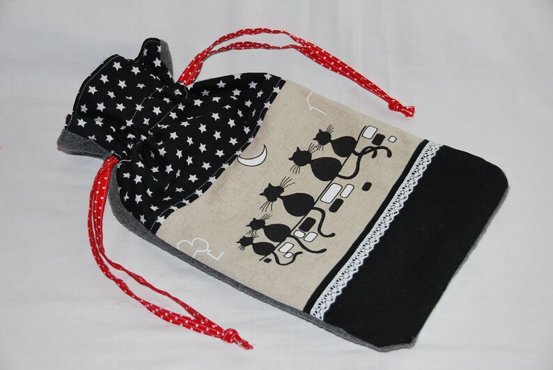 Hot Water Bottle Cover Hot Water Bottle Cover Cats Etsy