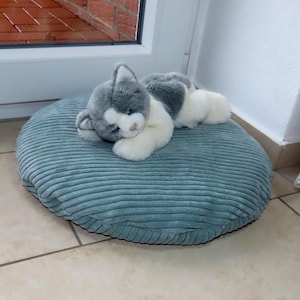 Cuscini rotondi, fodera e imbottitura, 30-60 cm, cuscino rotondo per sedia, cuscino da pavimento, cuscino per grotte e cestini o cucce per animali domestici, idea regalo