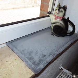 Fenstersitzkissen, Katzenkissen Fensterbank, Kissen, Bankkissen, Bankauflage, Katzenmatte, Katzenliege, Matratze, L 50-120 cm, B 30-40 cm,