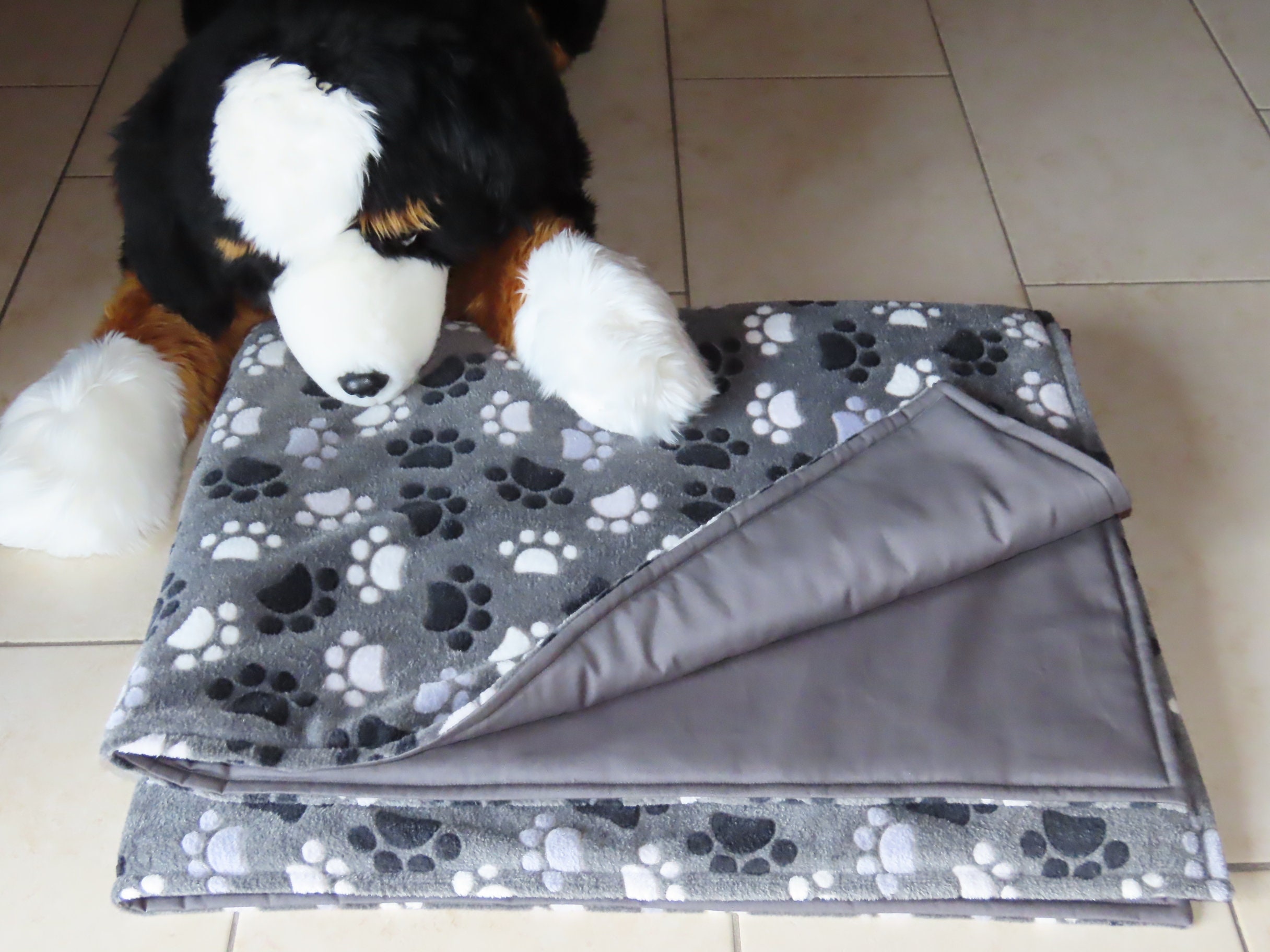 Coperta Reversibile Per Animali Lionto - Lavabile, Isolante 4cm, Taglia S 50x35cm | Per Cani E Gatti - Foto 6