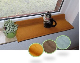 Cat cushion window sill, made of high-quality furniture cord, window cushion, window seat cushion, made-to-measure cushion, custom size