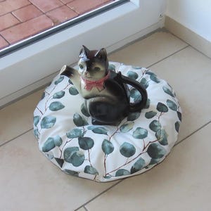 Runde Kissen, Bezug und Füllkissen, 30-60 cm, rundes Stuhlkissen, Bodenkissen, Kissen für Höhlen u. Körbe oder Haustierbetten, Geschenkidee