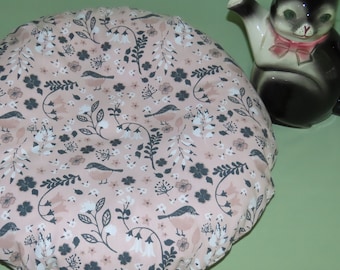 Round cat cushion, ready to ship, 40 cm diameter, cat cushion for caves and baskets, pouf cushion for cats, lounger, cat basket