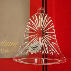 Vintage Gorham Lead Crystal Ornament