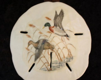 Vintage Flying Geese Sand Dollar Ornament