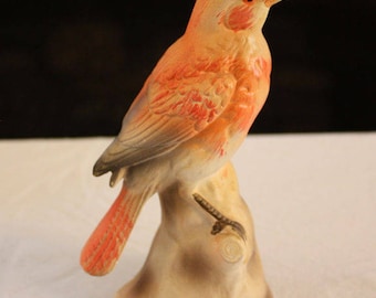 Vintage Inarco Japan Porcelain Bisque Bird #E3571