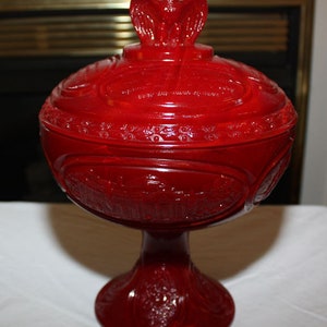 Fenton Bicentennial Red - Etsy